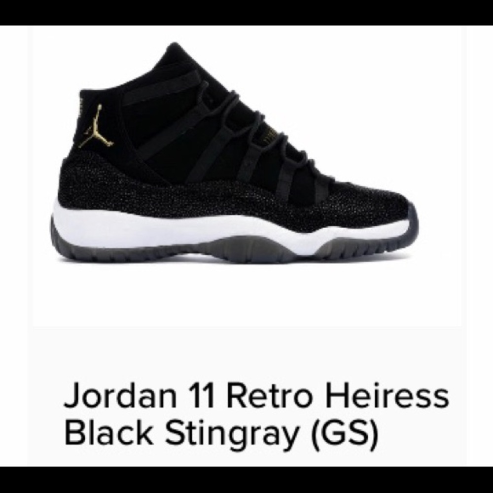 Jordan 11 Retro Prem HC Heiress black Stingray